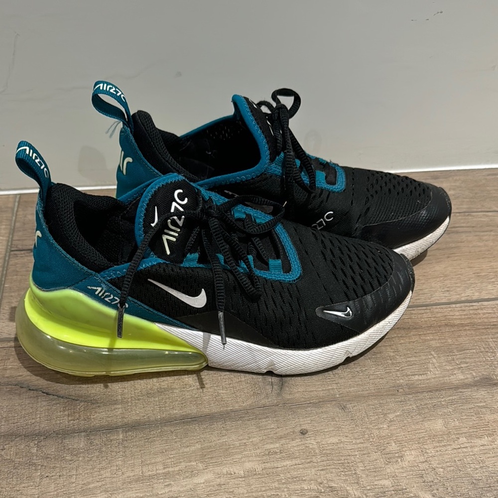 Nike Air Max 270 Black/Teal Kids Sneakers